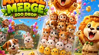 Animal Merge: Zoo Drop spielen