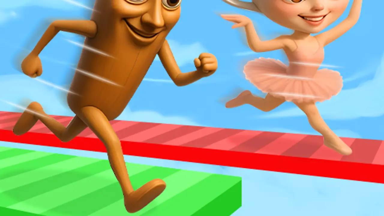 Brainrot Bridge Race 3D gameplay screenshot