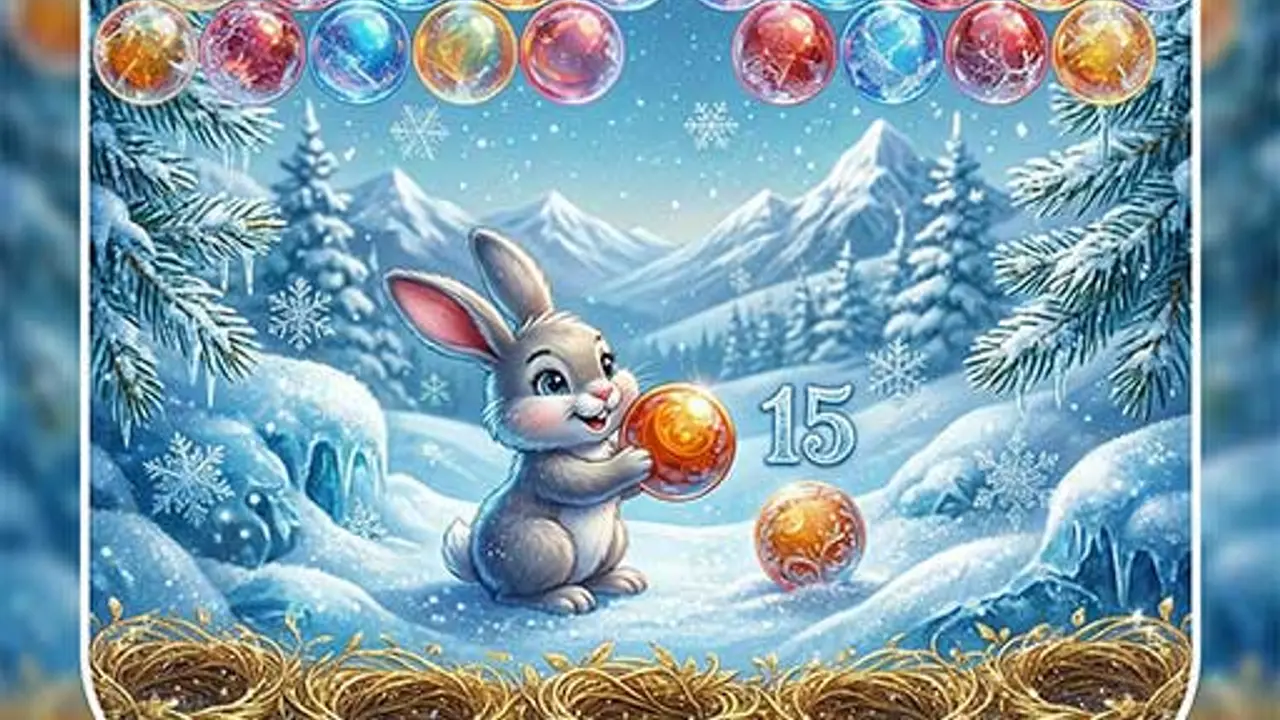 Bubble Shooter Challenge gameplay screenshot