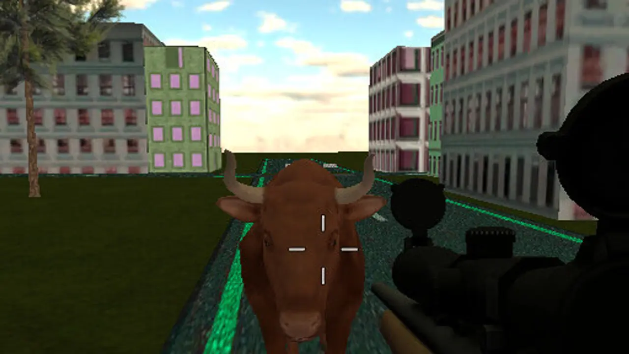 Bull Time Shooter gameplay screenshot