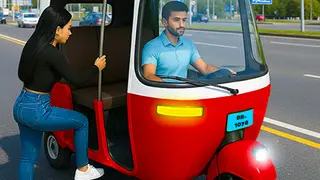 City Auto Rickshaw Game spielen