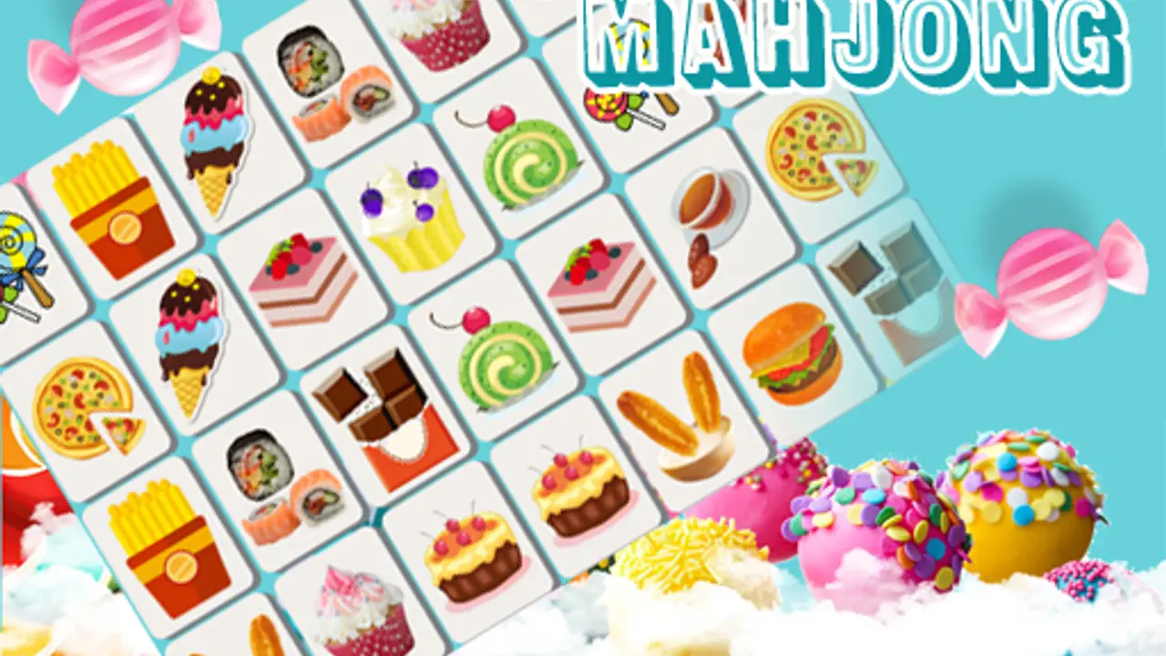 Delicious Food Mahjong Connects gameplay screenshot