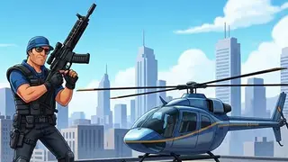 Speel GunShip Shooting Attack Game 3D
