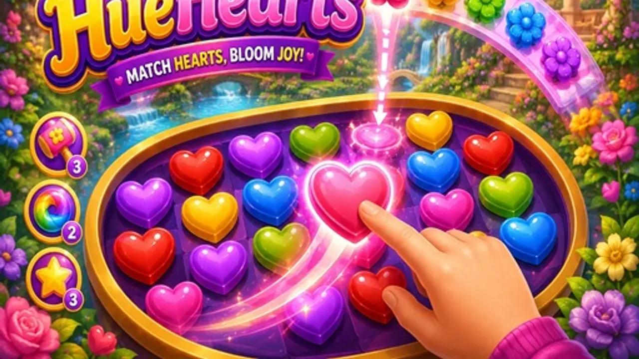 HueHearts gameplay screenshot
