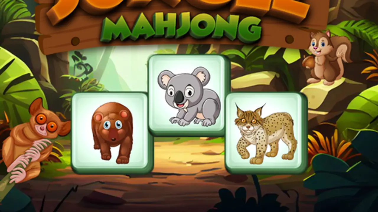 Jungle Mahjong gameplay screenshot