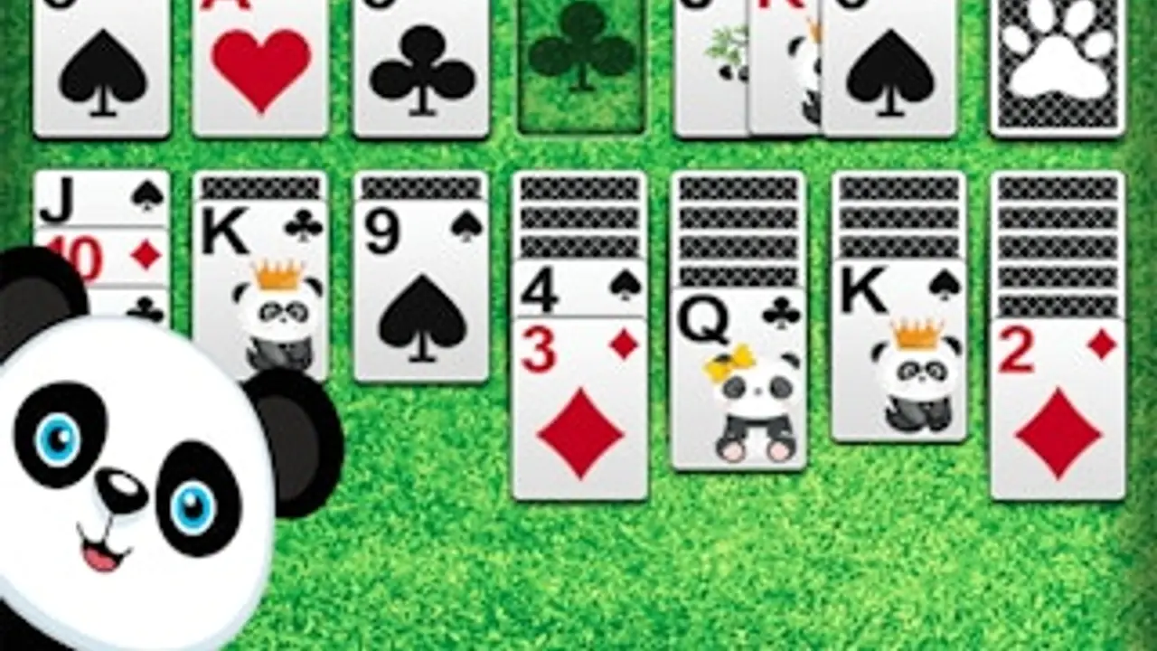 Klondike Solitaire Panda gameplay screenshot