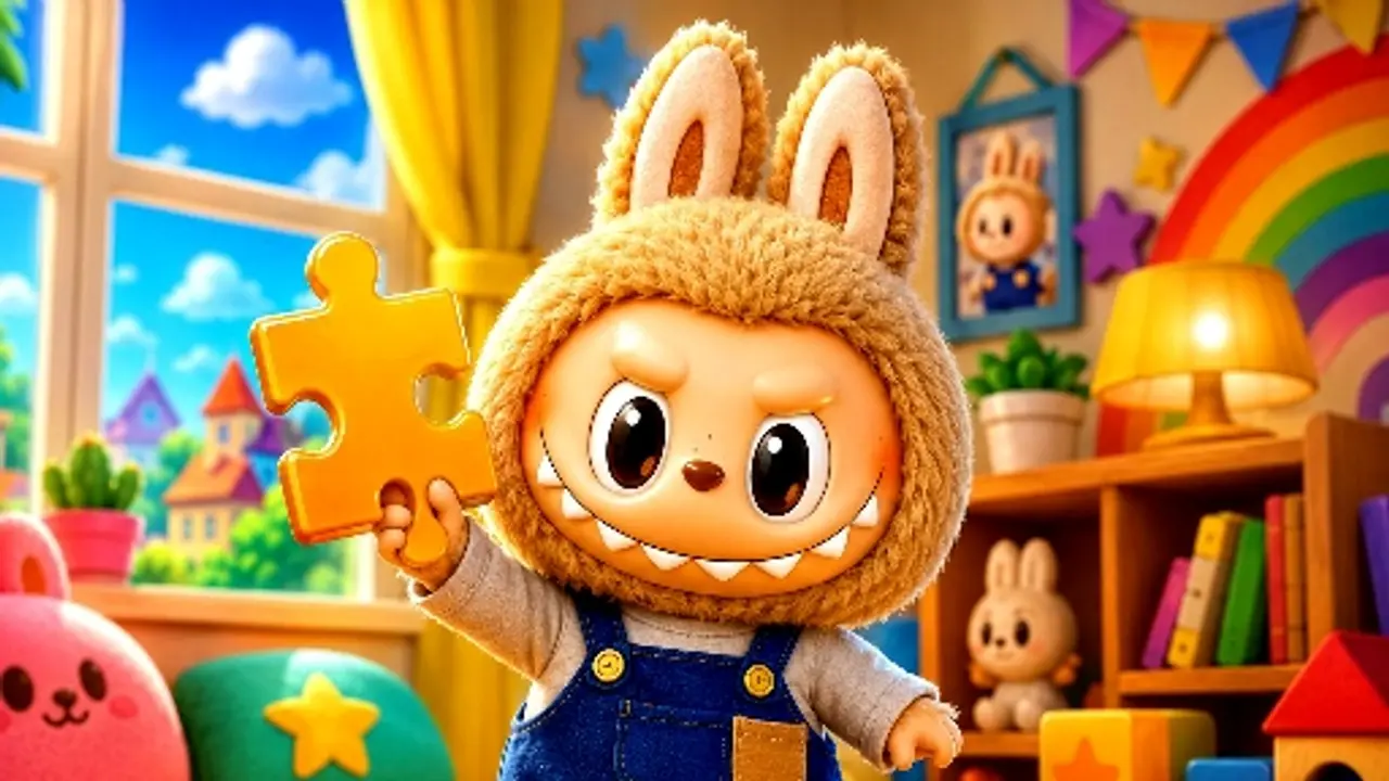 Labubu Jigsaw Puzzle Time gameplay screenshot