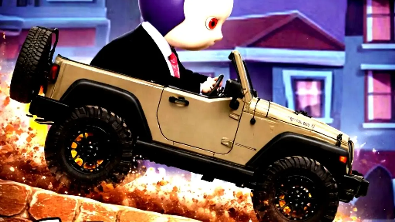 Labubu Wheelie Challenge gameplay screenshot
