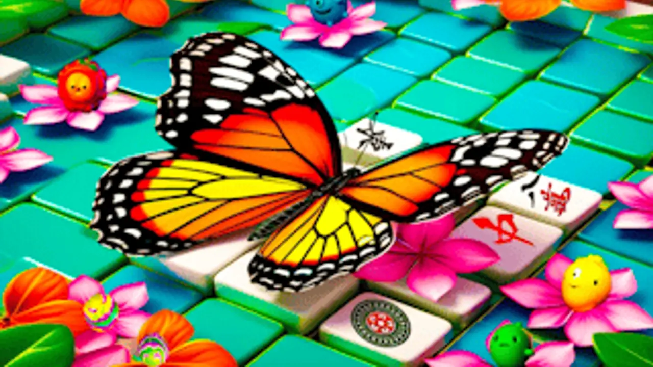 Mahjong Solitaire - Butterfly Connect gameplay screenshot