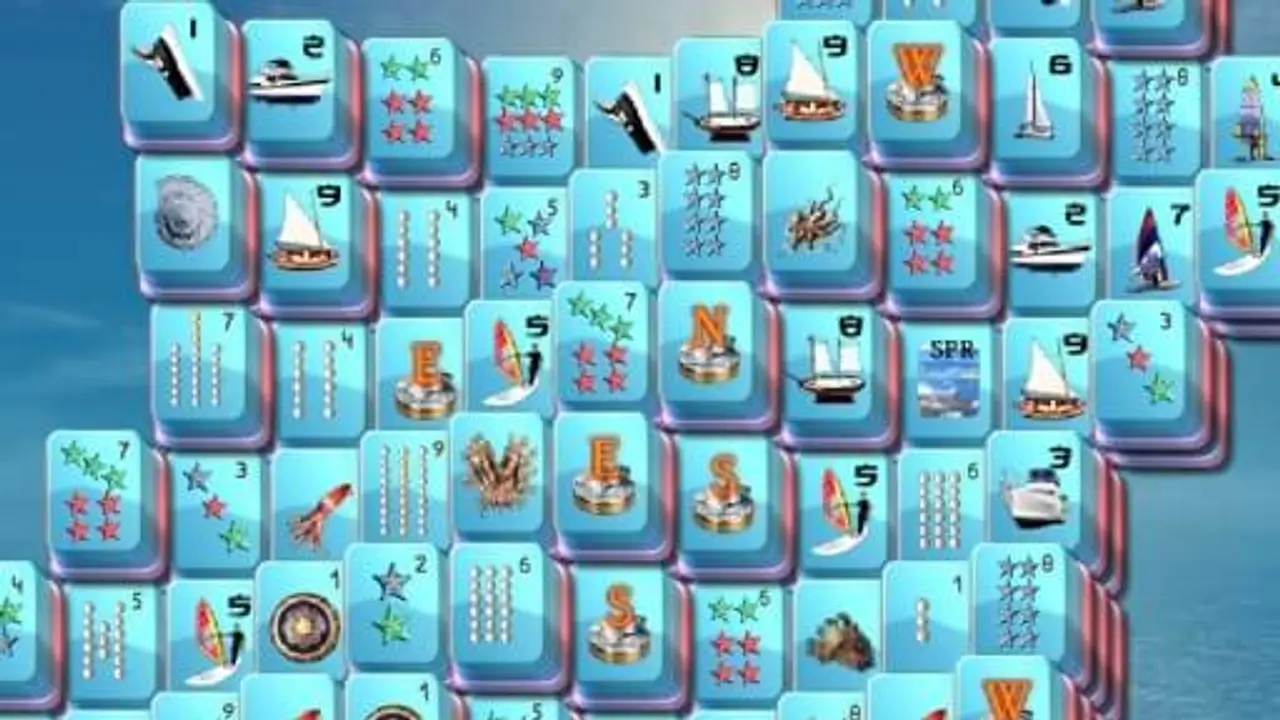 Marine Mahjong gameplay screenshot