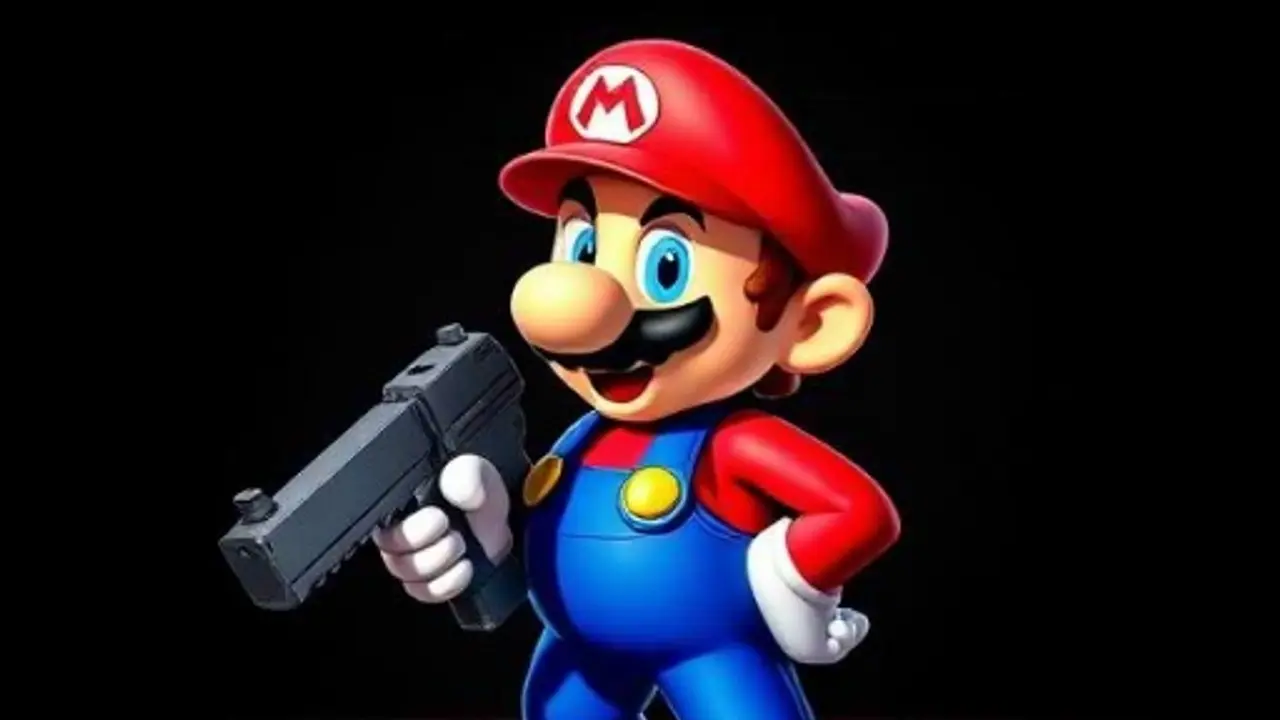 Mario 3D Shooter gameplay screenshot