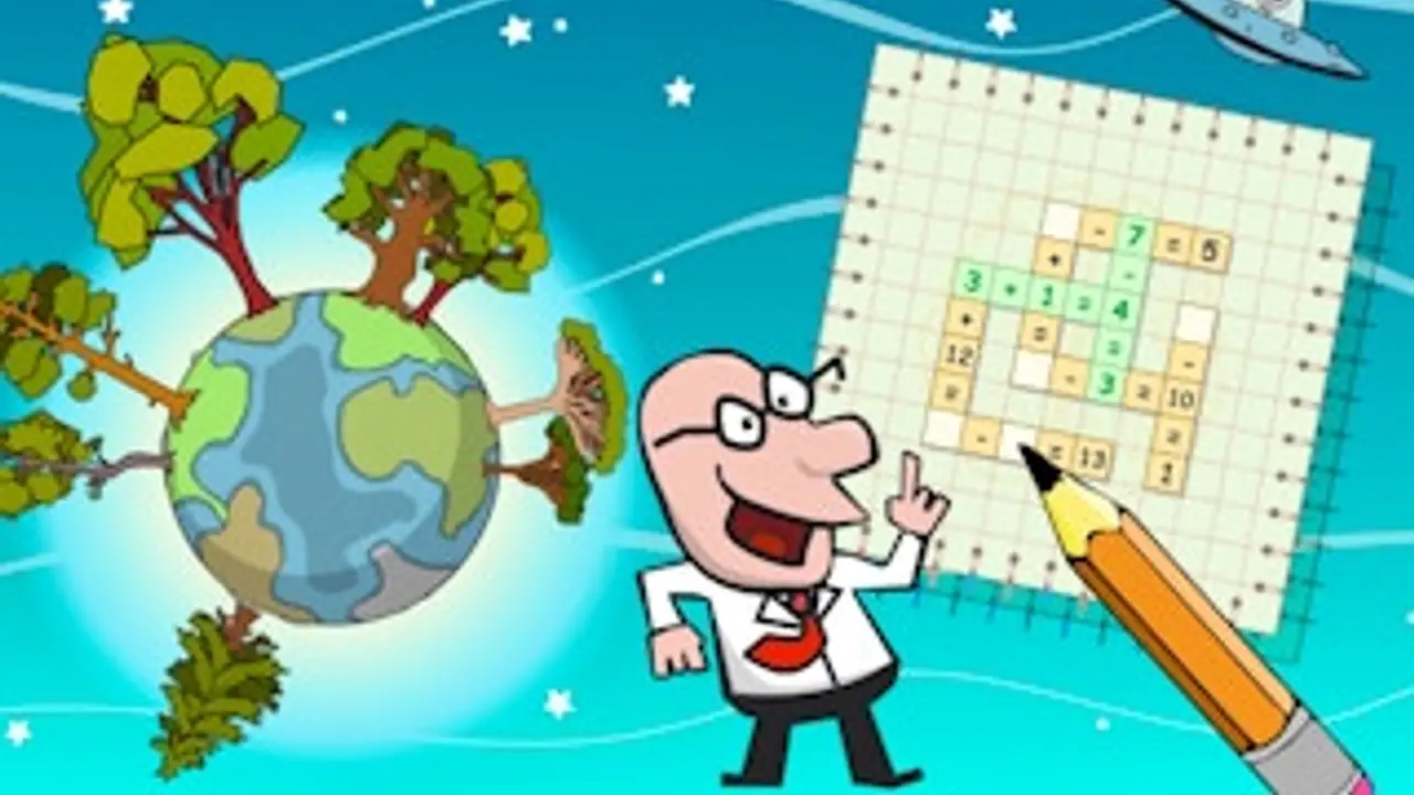 Mind Games Math Crosswords gameplay screenshot
