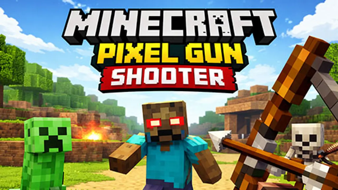 Minecraft Pixel Gun Shooter gameplay screenshot
