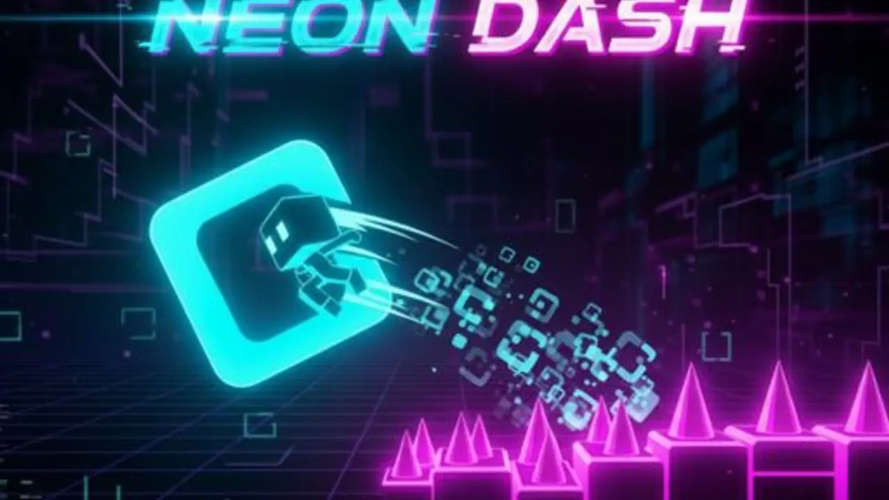 Neon Dash: Survive the Dash gameplay screenshot