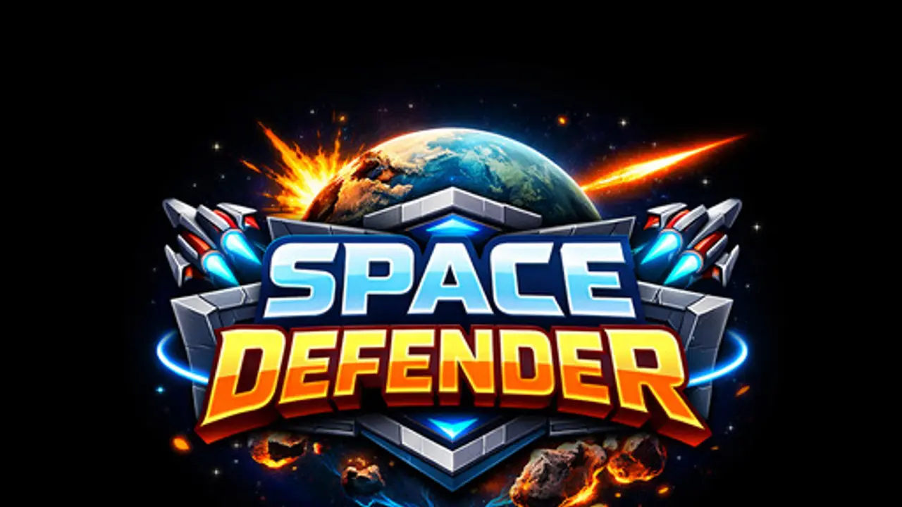 Neon Space Defender gameplay screenshot