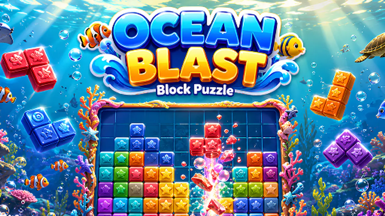 Ocean Blast: Block Puzzle gameplay screenshot