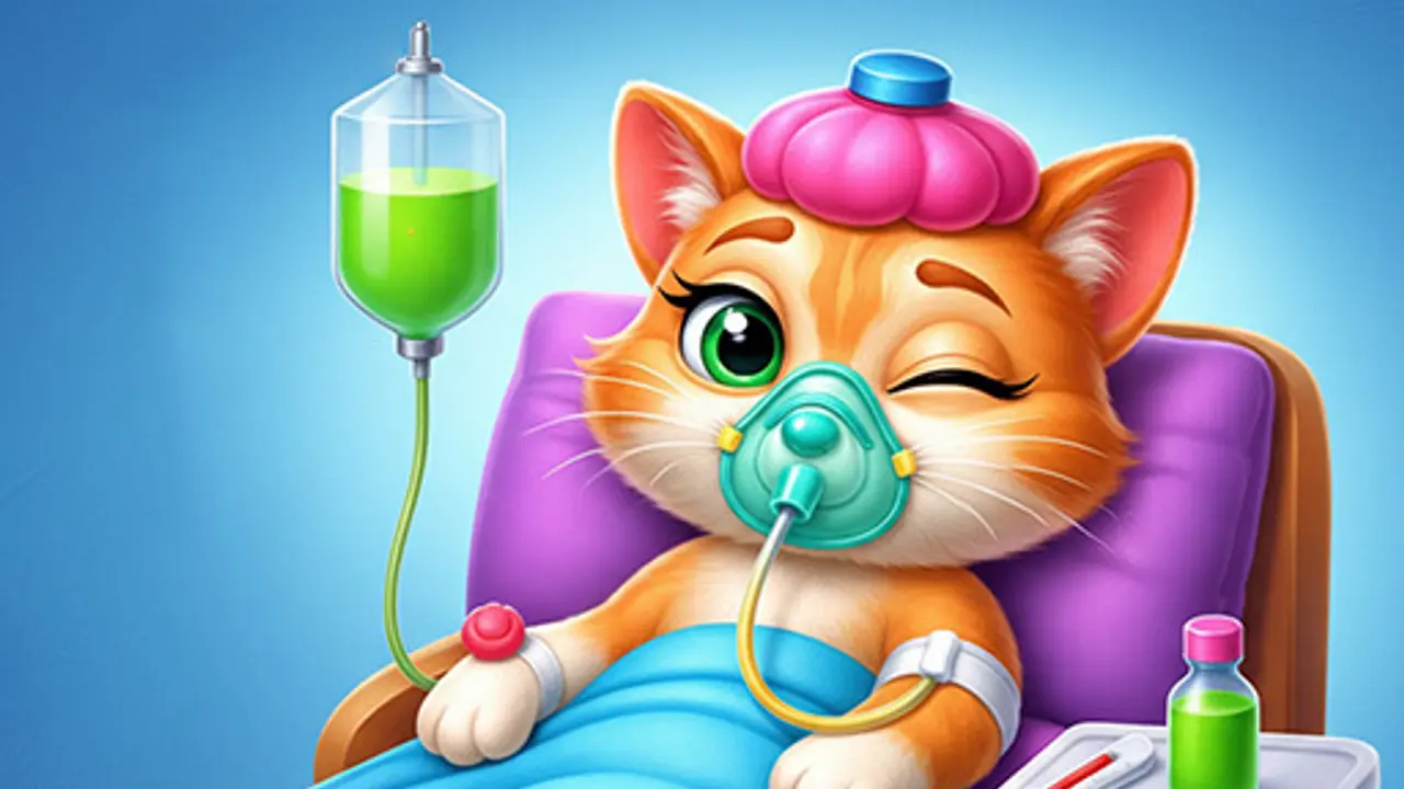Pet Doctor Caring Game gameplay screenshot