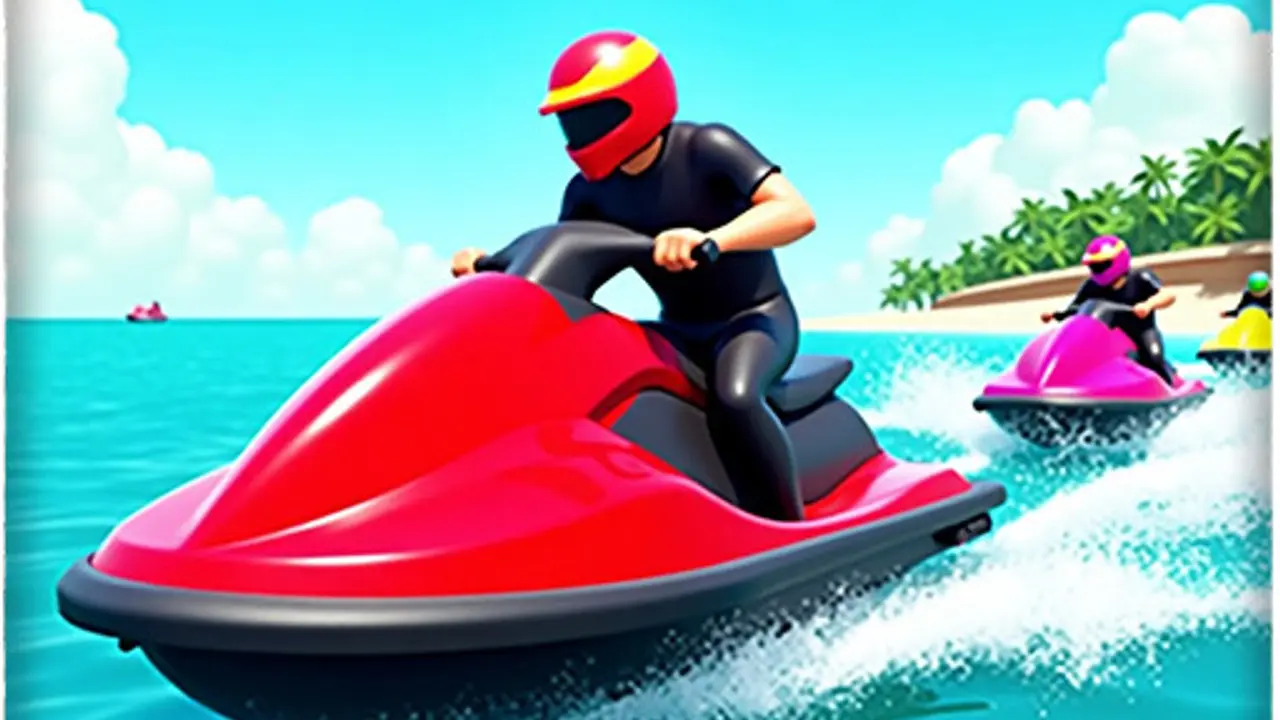 Power Boat Racing Game gameplay screenshot