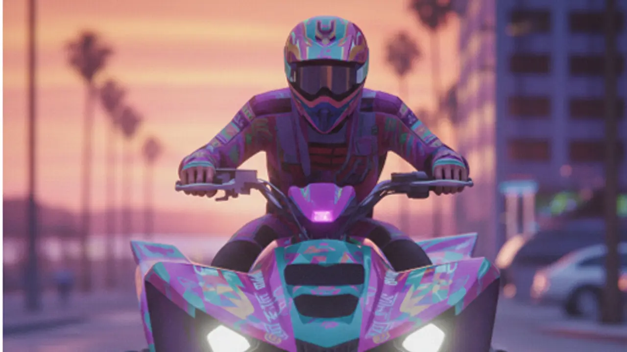 Quad Bike Racing Game gameplay screenshot