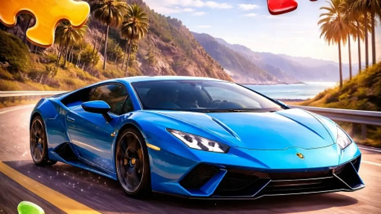 Racing Cars Puzzle Time gameplay screenshot