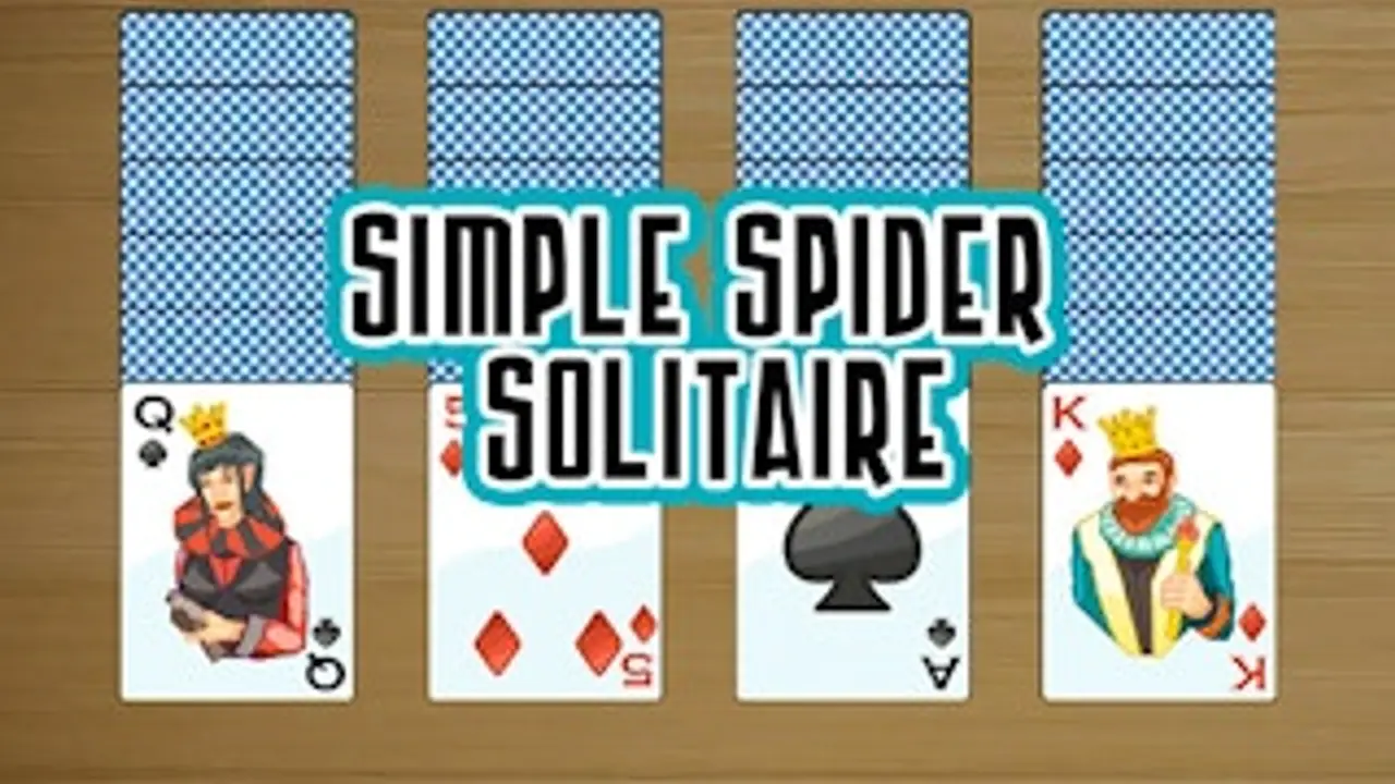 Simple Spider Solitaire gameplay screenshot