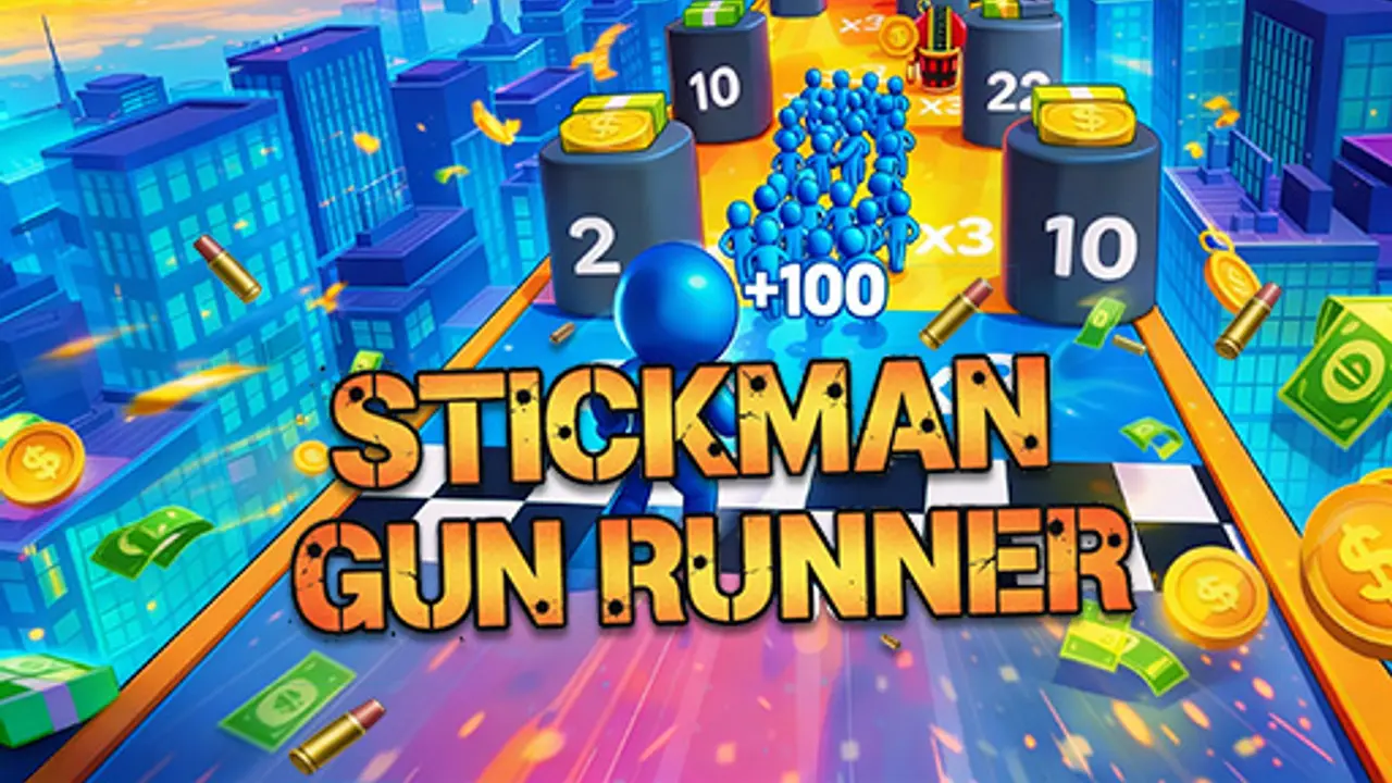 Stickman Gun Runner gameplay screenshot