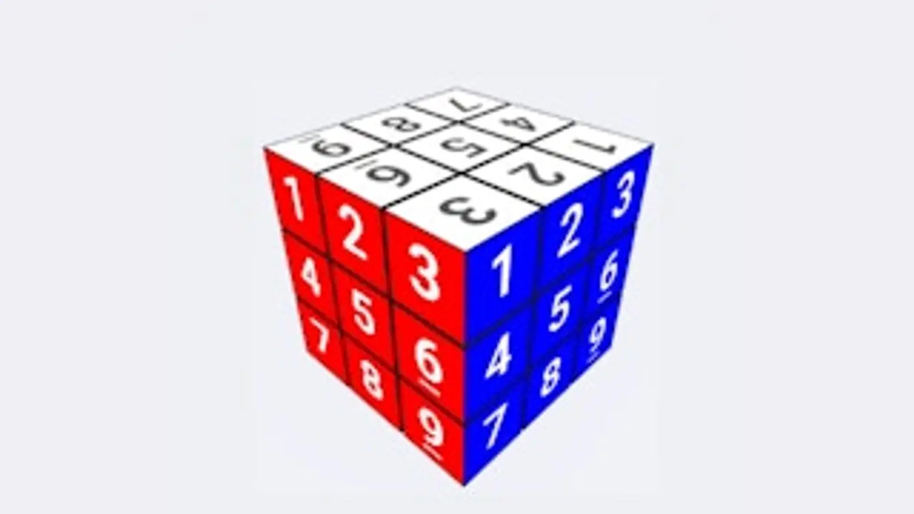 Sudoku Puzzle Cube gameplay screenshot