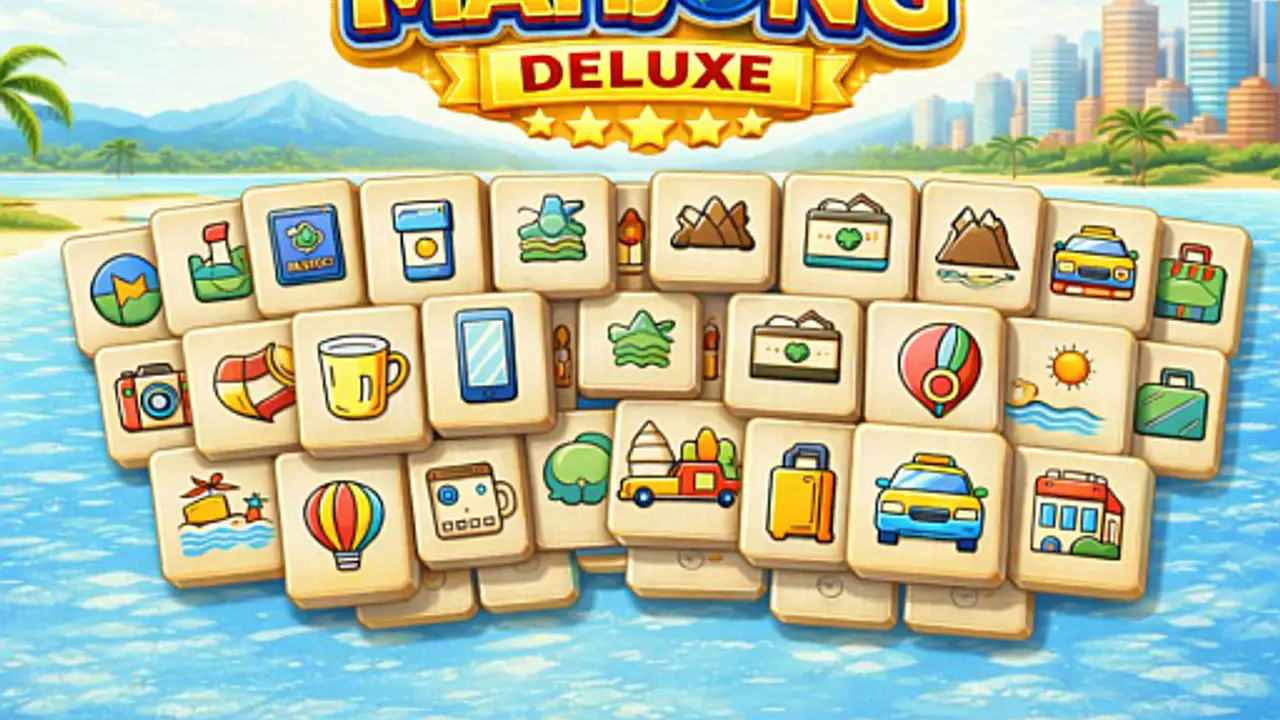 Travel Mahjong Deluxe gameplay screenshot