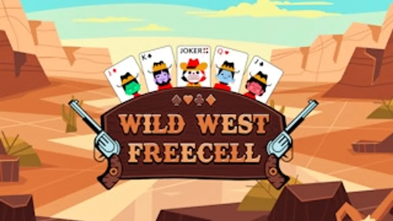 Wild West Freecell gameplay screenshot