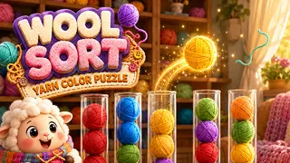 Wool Sort: Yarn Color Puzzle spielen